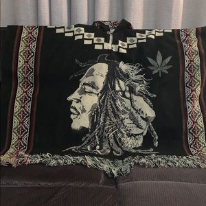 Bob Marley Poncho one size fits all